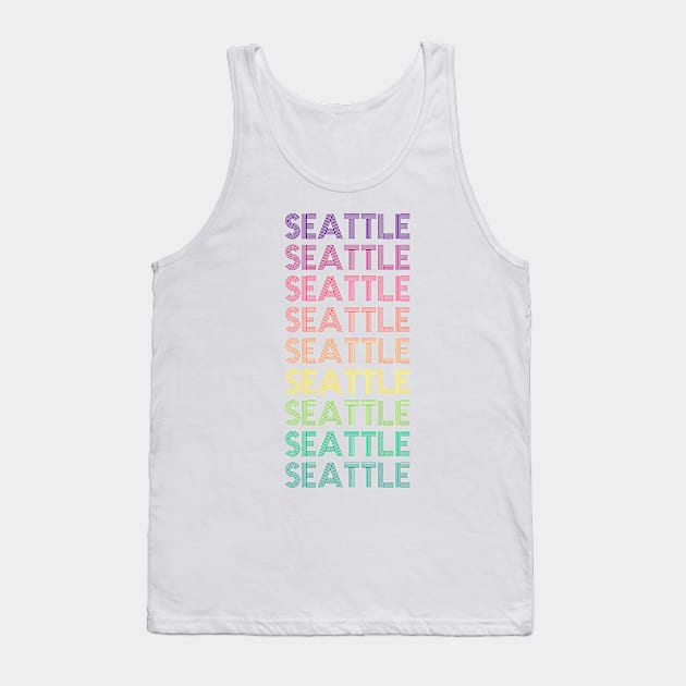 Seattle Tank Top by RainbowAndJackson